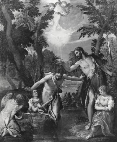Freeman, John R. and Co. — Caliari Paolo - sec. XVI - Battesimo di Cristo — insieme